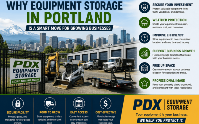 Why Equipment Storage in Portland Is a Smart Move for Growing Businesses