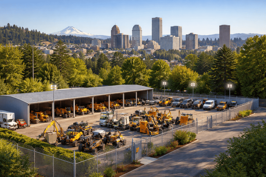 Why Portland Businesses Are Moving Equipment Off-Site to Secure Storage Yards
